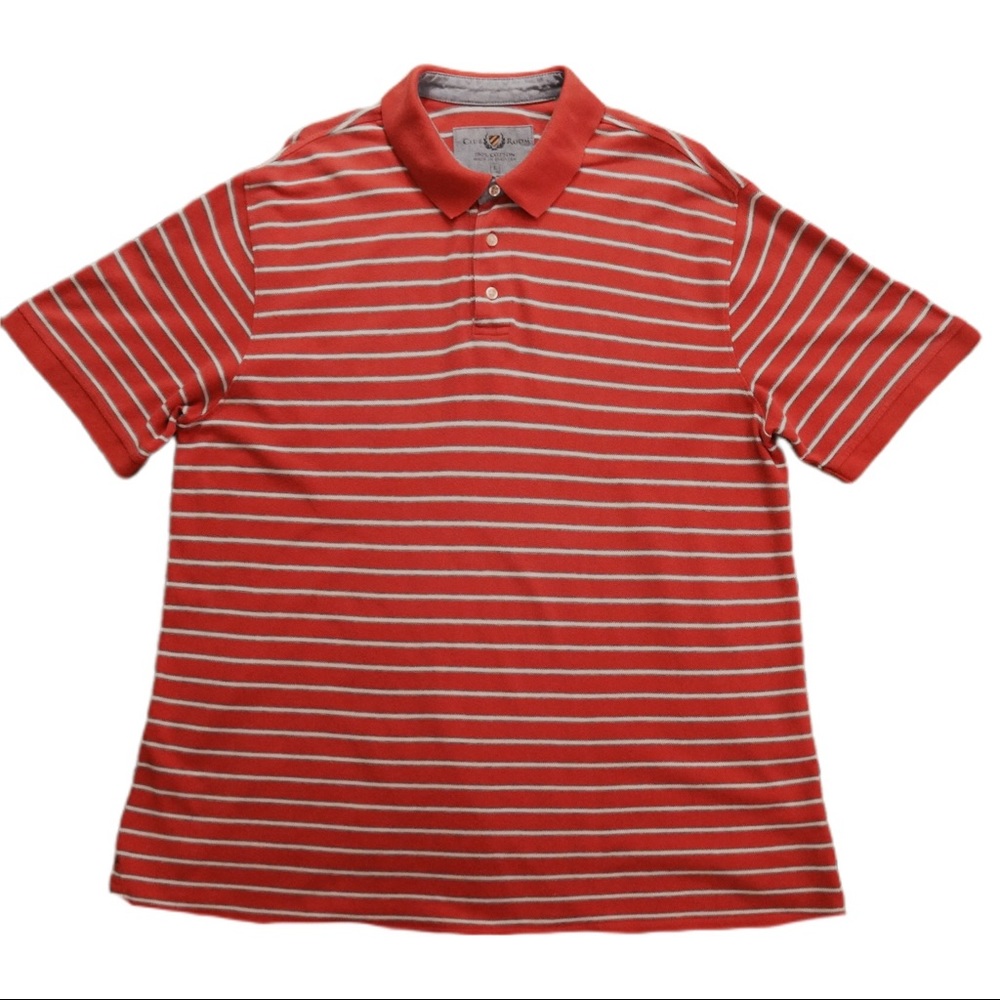 CLUB ROOM Golf Polo Short Sleeve Shirt Size Large